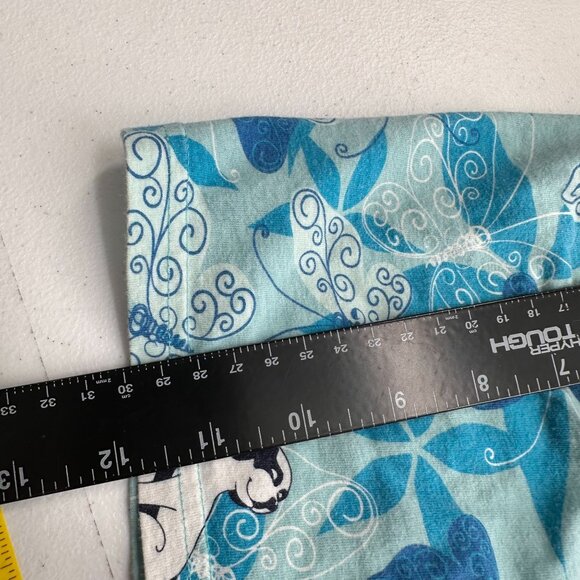 Big Dogs Turquoise Boxer Shorts Dog & Butterfly Print 100% Cotton Small Flannel - Picture 4 of 7